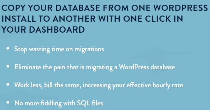WP Migrate DB Pro + Add-Ons