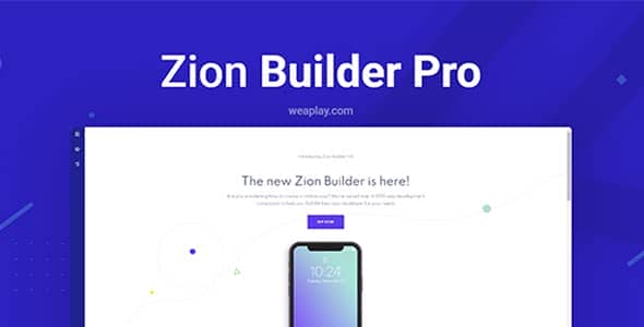 Zion Builder Pro – The Fastest WordPress Page Builder