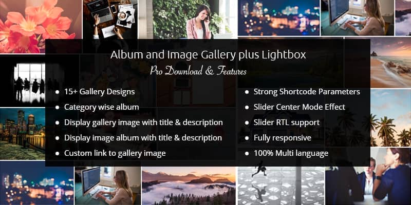 Album and Image Gallery Plus Lightbox Pro By WpOnlineSupport