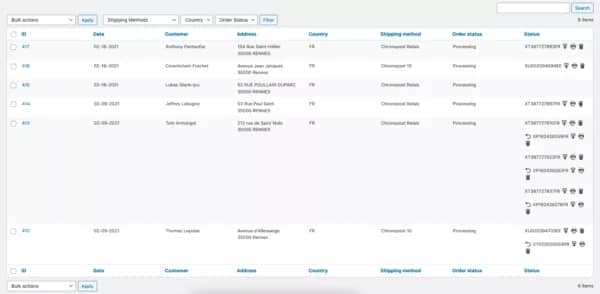 Chronopost & Mondial Relay Pour WooCommerce – WCMultiShipping