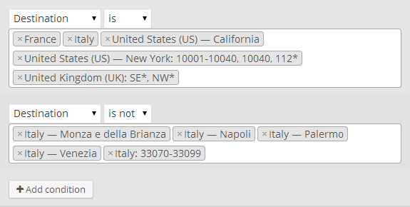 Woocommerce Tree Table Rate Shipping Premium