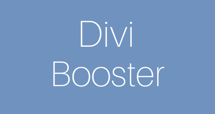 Divi Booster