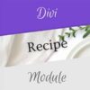 Divi Recipe Module