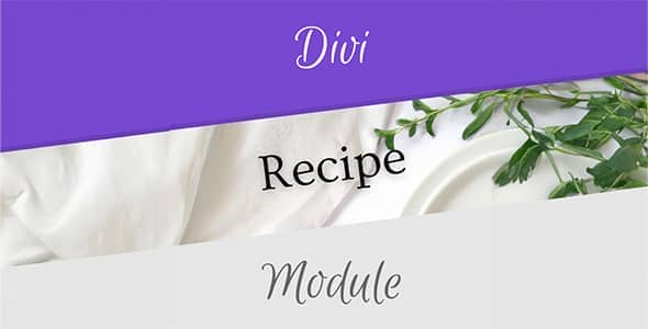 Divi Recipe Module