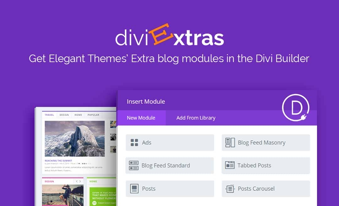 Divi Extras – Extra Theme Blog Modules Added To Divi Builder