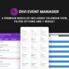 Divi Event Manager Plugin
