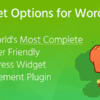 Extended Widget Options – The #1 WordPress Widget Control Plugin