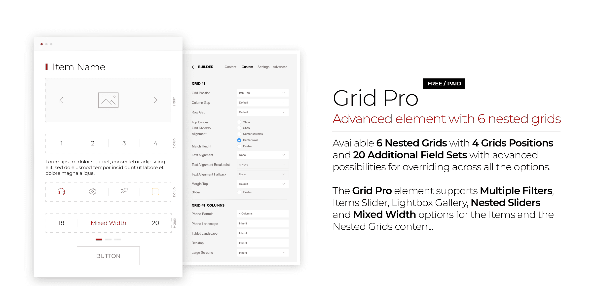 [FS] Grid Pro Element for Yootheme Pro