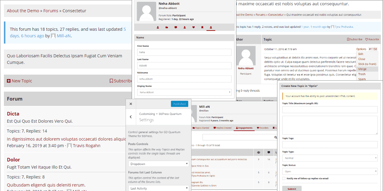 GD Quantum Theme Pro for bbPress