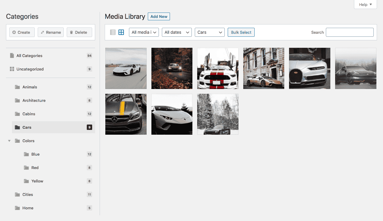Happy Files Pro – Organize Your WordPress Media Files