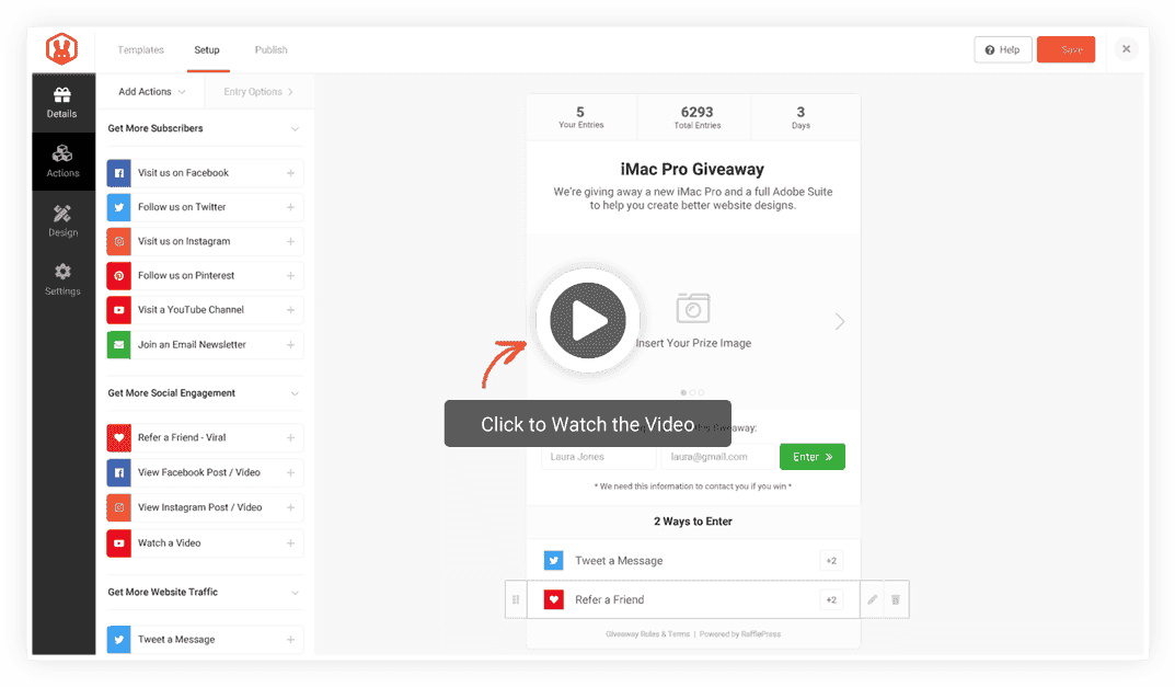 RafflePress Pro – The Best WordPress Giveaway Plugin