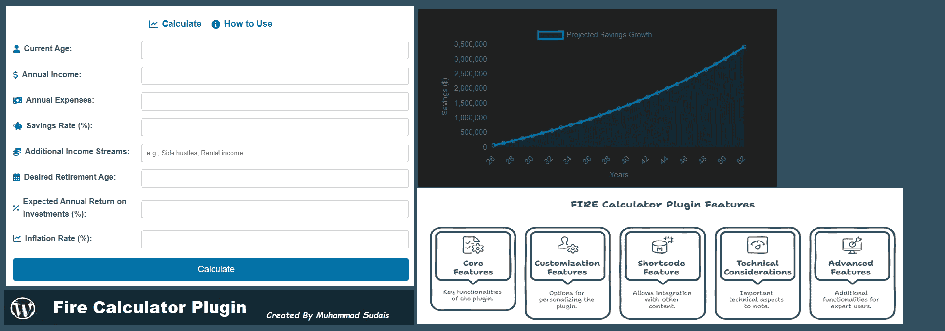 FIRE (Financial Independence, Retire Early) Calculator