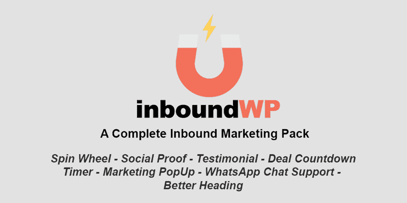 InboundWP – A Complete Inbound Marketing Pack