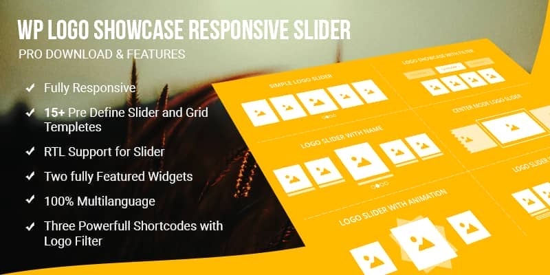 WP Logo Showcase Responsive Slider Pro By WpOnlineSupport