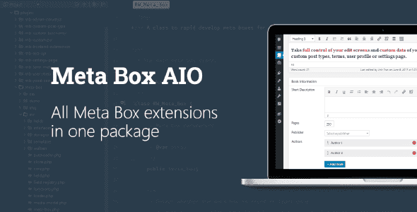 Meta Box AIO – WordPress Custom Fields Plugin