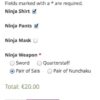 WooCommerce Ninja Forms Product Add-ons