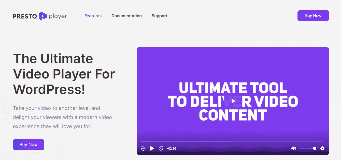 Presto Player – Ultimate Video Player WordPress Plugin