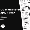 Sofax – Saas, Software & Startup Nuxt JS Template