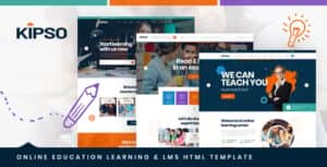 Kipso – Online Education Learning & LMS HTML Template