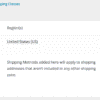 Table Rate Shipping