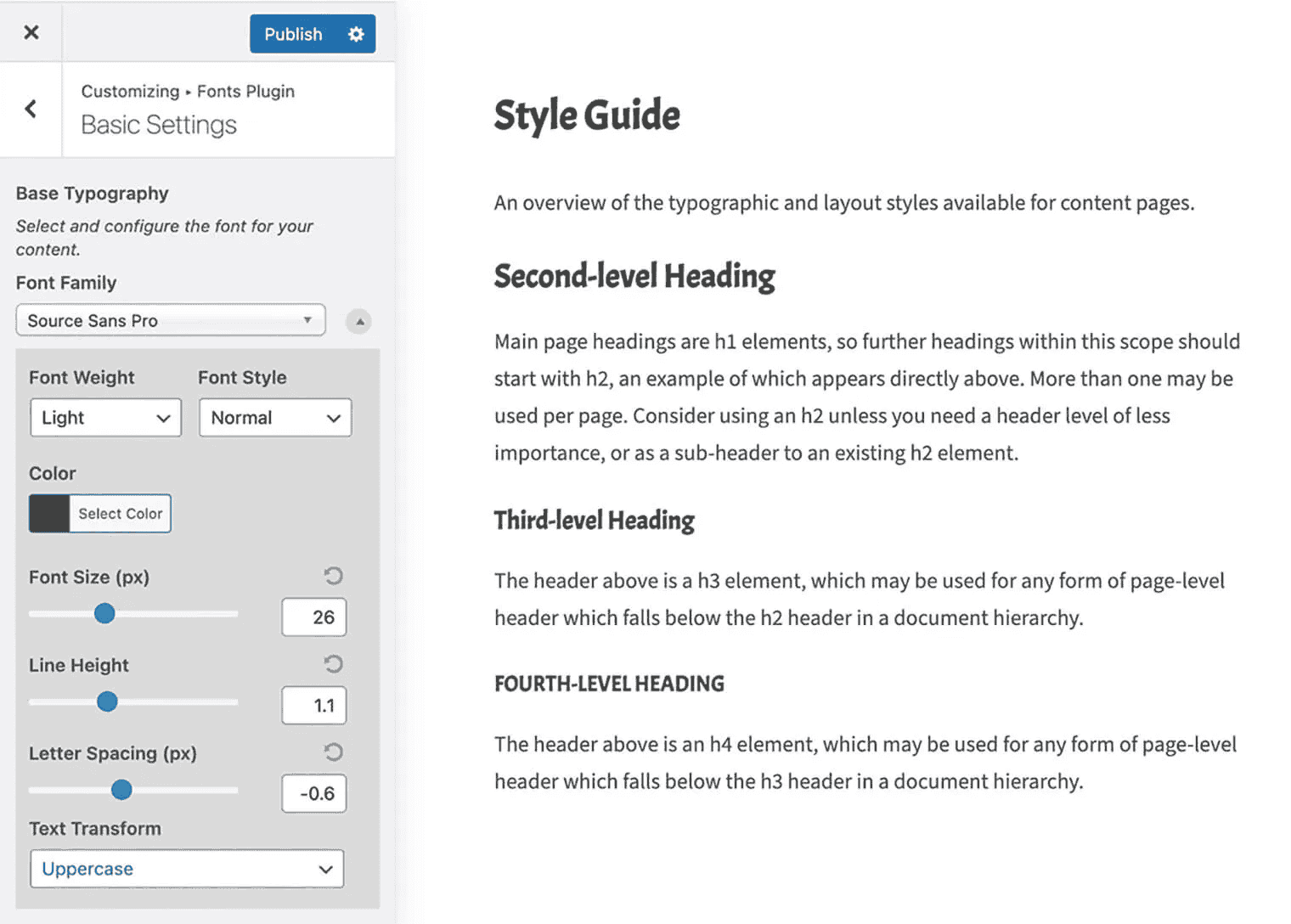Fonts Plugin Pro | Google Fonts for WordPress