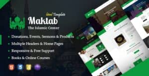 Maktab – Islamic Institute Responsive HTML Template