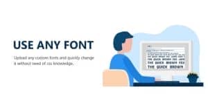 Use Any Font | Custom Font Uploader Premium
