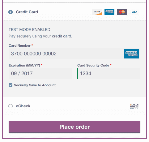 Authorize.net, a Visa solution for WooCommerce
