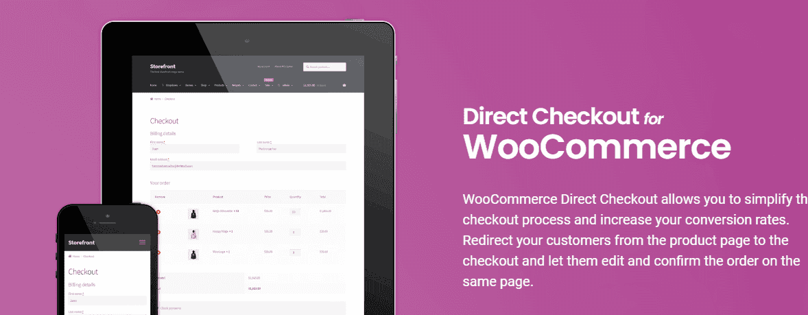WooCommerce Direct Checkout PRO
