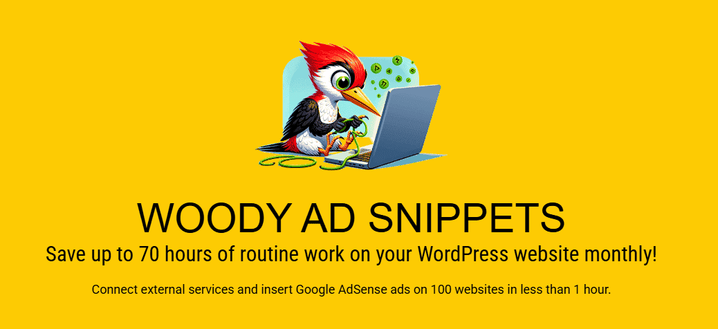Woody code snippets Premium