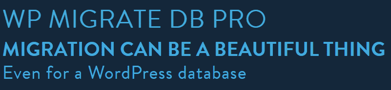 WP Migrate DB Pro
