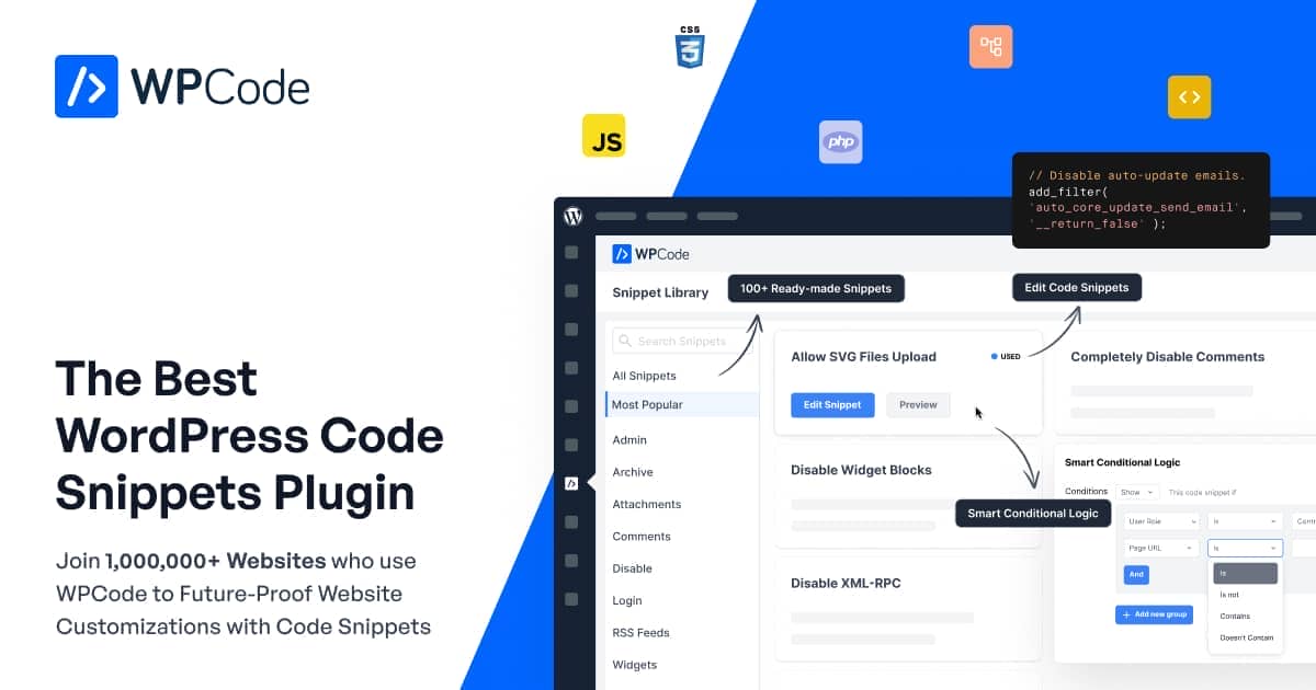 WPCode Pro – The Best WordPress Code Snippets Plugin
