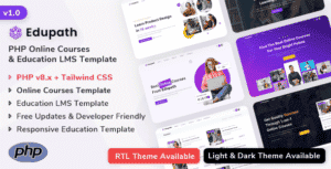 Edupath – PHP Online Courses & Education LMS Template