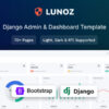 Lunoz – Django Admin & Dashboard Template