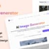 AI Image Generator One Page HTML Template – Geralt AI