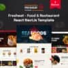 Fresheat – Fast Food & Restaurant React NextJS Template