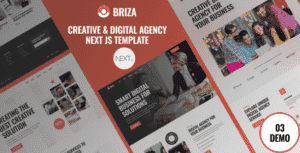 Briza – Creative Digital Agency React Next Js Template