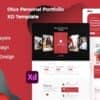 Olux – Creative Personal CV/Resume Portfolio XD Template