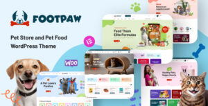 FootPaw – Pet Store WordPress Theme