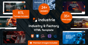 Industrie – Factory & Industry HTML Template