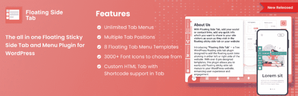 Floating Side Tab Pro