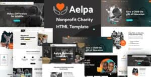 Aelpa – Nonprofit Charity HTML Template
