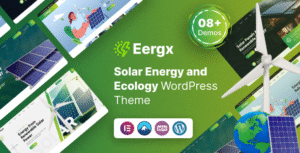 Eergx – Ecology & Solar Energy WordPress Theme