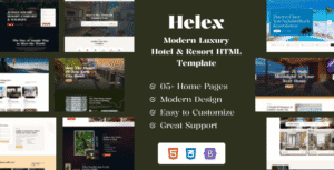 Helex – Luxury Hotel & Resort HTML Template
