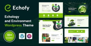 Echofy – Environment, Ecology & Solar Renewable Energy WordPress Theme
