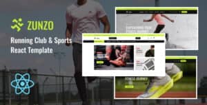 Zunzo – Running Club and Sports React Template