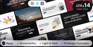 Resonance – Multipurpose Creative NextJs Template