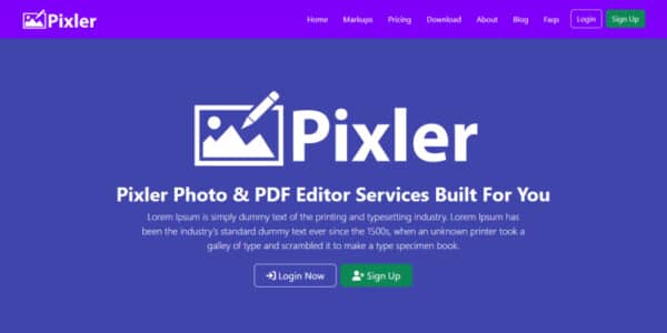 Pixler – Photo And PDF Editor Script