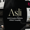 Asli – AJAX Portfolio HTML5 Template