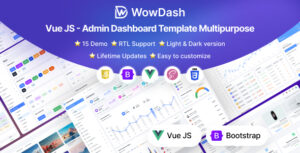 WowDash – Vue JS – Admin Dashboard Template Multipurpose